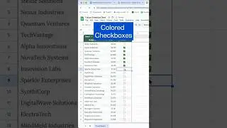 🎨 Colorful Checkboxes with Conditional Formatting! 