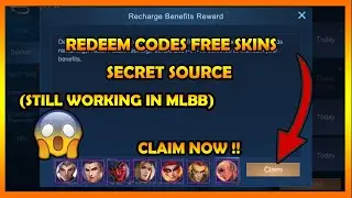 (STILL WORKING IN MOBILE LEGEND BANG BANG?!!) REDEEM CODES FREE SKINS🔥 SECRET SOURCE.