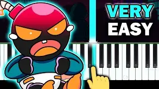 The Life of Whitty - Friday Night Funkin' Song - VERY EASY Piano tutorial
