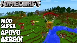 Minecraft 1.12.2 MOD SUPER APOYO AÉREO! Air Support Mod Español!
