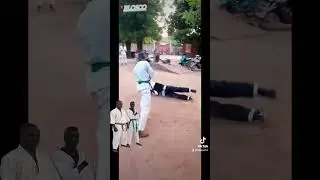 BLOSCO 🥋 Mali🇲🇱🇲🇱 karaté shotokan démonstration self-défense attaque et défense