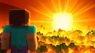 Minecraft, aber die SONNE verbrennt die Welt