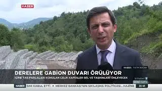 Gabion Duvarı Rize Salarha Çaykent Sel DSİ 25 Temmuz 2023