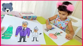 Z TAKIMI BOYAMA CHALLENGE - Z TAKIMI Eğlenceli Boyama Oyunu- Eğlenceli Çocuk Videosu-Fun Kids Video