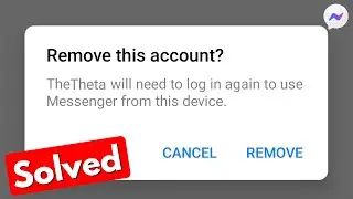 how to remove accounts from messenger | remove account on facebook messenger