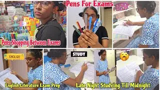 *ICSE 7th Grader*ENGLISH LITERATURE Exam Prep📝Pens Starlett Uses In Her Term Exams/Late Night Study😫