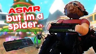 MM2 *KEYBOARD ASMR* but i'm a SPIDER??.. (Murder Mystery 2)