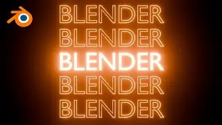 Text Animation for Social Media in Blender - Geometry Nodes