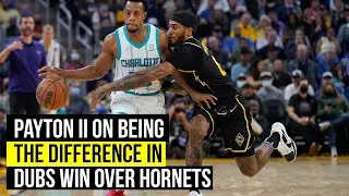 Gary Payton II talks about his breakout game against Hornets
