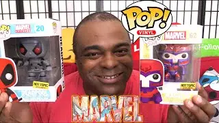 Funko Pop Marvel MAGNETO & DEADPOOL Unboxing & Review! [Hot Topic Exclusive]