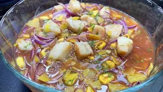 Fish Ceviche - Made with Corvina
