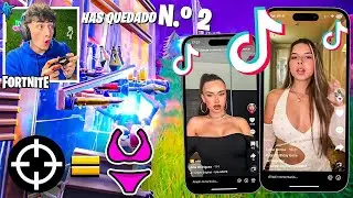 1 KILL en FORTNITE = 1 PRENDA de ESTAS TIKTOKERS 😳 *MUY SALSEANTE*