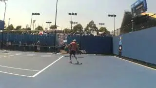 Grigor Dimitrov Practice Session - Australian Open 2014