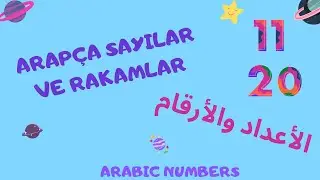 Numbers in Turkish and Arabic | 11-20 Numbers in Turkish and Arabic