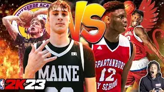 A High School SHOWDOWN! Cooper Flagg VS Zion Williamson NBA 2K23 Next Gen