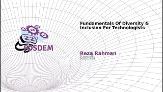 Fundamentals Of Diversity & Inclusion For Technologists (Reza Rahman)