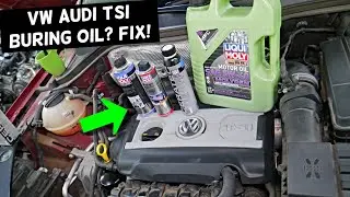 VW AUDI TSI BURING OIL, INCREASED OIL CONSUMPTION FIX AUDI A3 A4 A5 Q3 Q5 VW GOLF TIGUAN JETTA BEETL