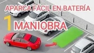 [L] Aparcar MUY FÁCIL  en Batería REFERENCIAS 1 Maniobra #autoescuela #examendeconducir #manejar