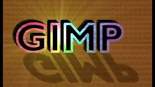 Gimp 2022 #36 3D Text mit Beleuchtung