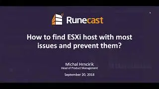 How to find most ESXi hosts with problems