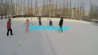 Мороз! -39С, идём на каток