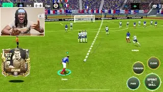 107 Zidane Long Distance Free-Kick is UNSTOPPABLE - FC MOBILE