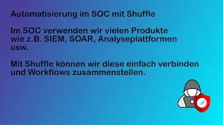 Automation in the SOC with Shuffle