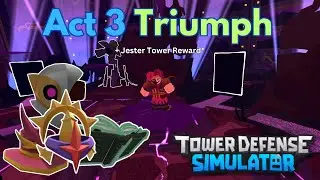 Act 3 Halloween 2023 Event Triumph! - Tower Defense Simulator [1.9.0 - Lunar Overture]