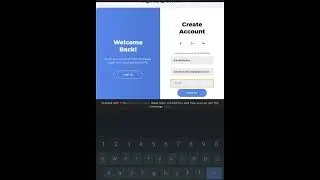 how to create a login / signup form