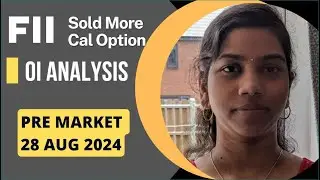 "Fii Selling More Cal Options?" Nifty and Bank Nifty, Pre Market Report, 28  Aug 2024 Range