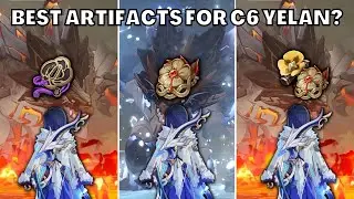 BEST ARTIFACTS FOR C6 YELAN? Quick Comparison w/ Good CRIT Ratios | Genshin Impact