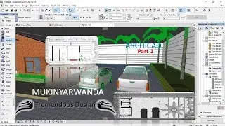 ARCHICAD MUKINYARWANDA - Part 1 : Uko watangira gushushanya inzu