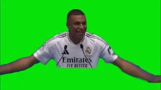uno dos tres hala Madrid | Kylian mbappe | Green Screen
