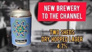 Two sheds dry hopped lager 4.7% - Brew point - review No. 1462