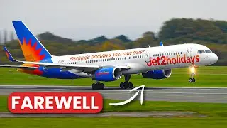 G-LSAC Retirement ✈️ Manchester Airport LIVE 🔴