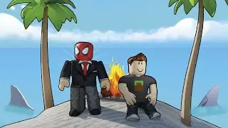 BROOKHAVEN ISSIZ ADADA MAHSUR KALDIK 🏝️ AÇLIKTAN ÖLDÜK🍖FERİTED ROBLOX