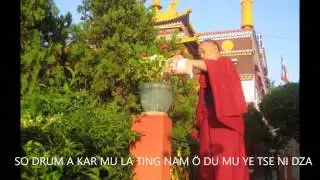 His Holiness Lungtok Tenpai Nyima, the 33rd Menri Trizin