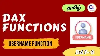 USERNAME function (DAX) - (DAX) | USERNAME function (DAX) In Power BI DAX -  Day 8 - 