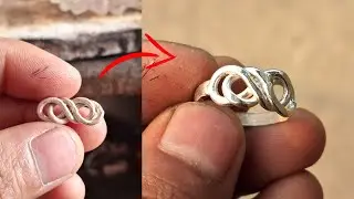 Silver Twisted Ring handmade  Making  video /  Dev jewellery