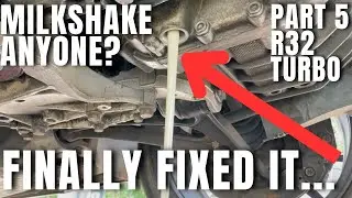 Don't Drink This Milkshake! - Fixing DSG Oil Cooler On My MK5 R32 Turbo