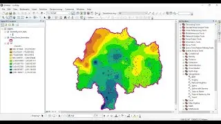 Spatial Interpolation (IDW and Kriging) using ArcGIS software