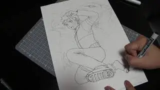 Naruto Uzumaki Speed Manga Drawing. Original Art by Shamova Miki