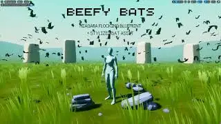 Beefy Bats Niagara Flock Asset (Preview)