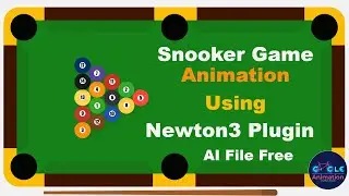 Snooker Game Animation using Newton3 Plugin in After Effects tutorials