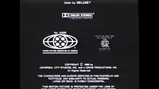 Back to the Future Part II (1990 VHS Closing)
