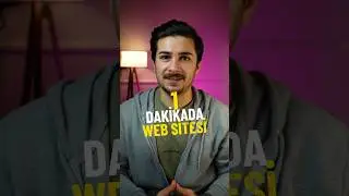 1 dakikada web sitesi yapmak! FREE!🤩