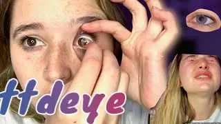 I Bought Eye Contacts!!!! (TTDEYE Review)