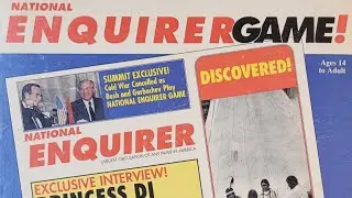 Ep. 314: National Enquirer Game Review (Tyco 1991): Make Your Own Funny Headlines!