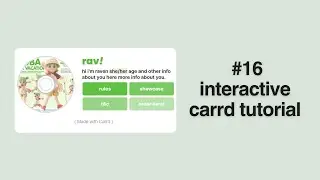 art commission carrd tutorial #16