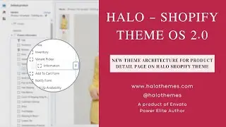New Theme Architecture for Product Detail Page on Halo Shopify Theme